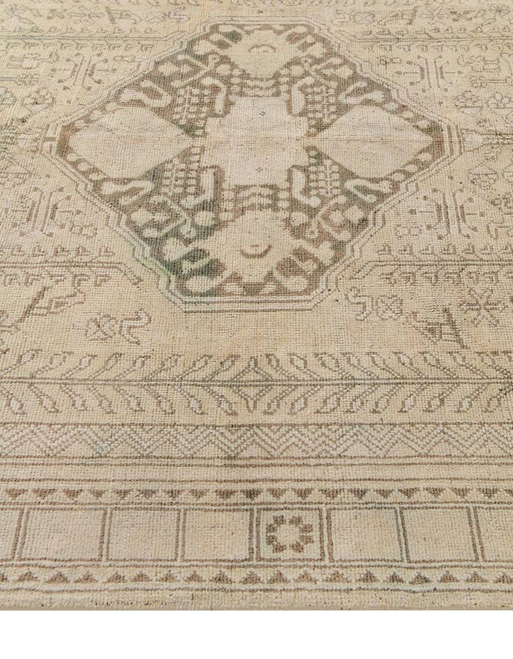 Detail image of  6' 11 x 9' 8 Oushak Wool Rug