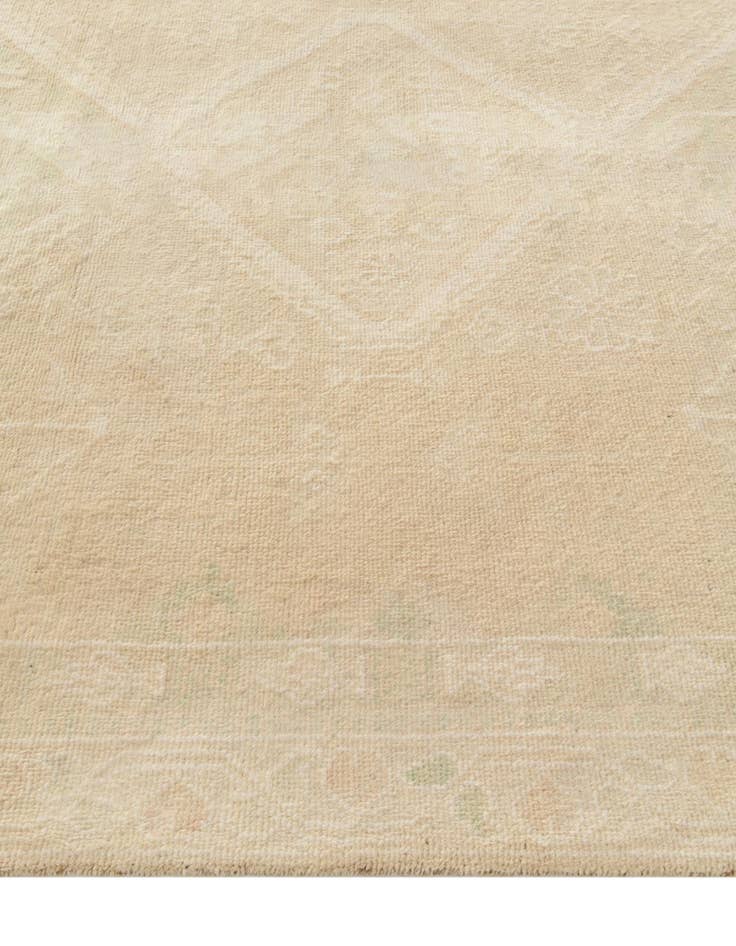 Detail image of  6' 8 x 9' 7  Hand Knotted Oushak Wool Rug