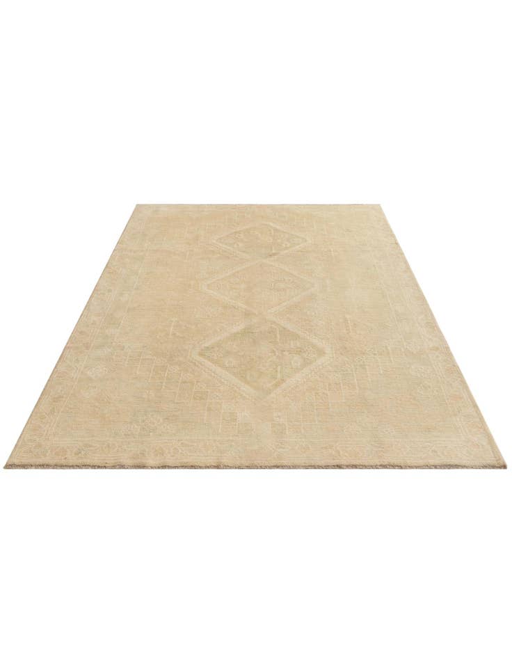 Detail image of  6' 8 x 9' 7  Hand Knotted Oushak Wool Rug