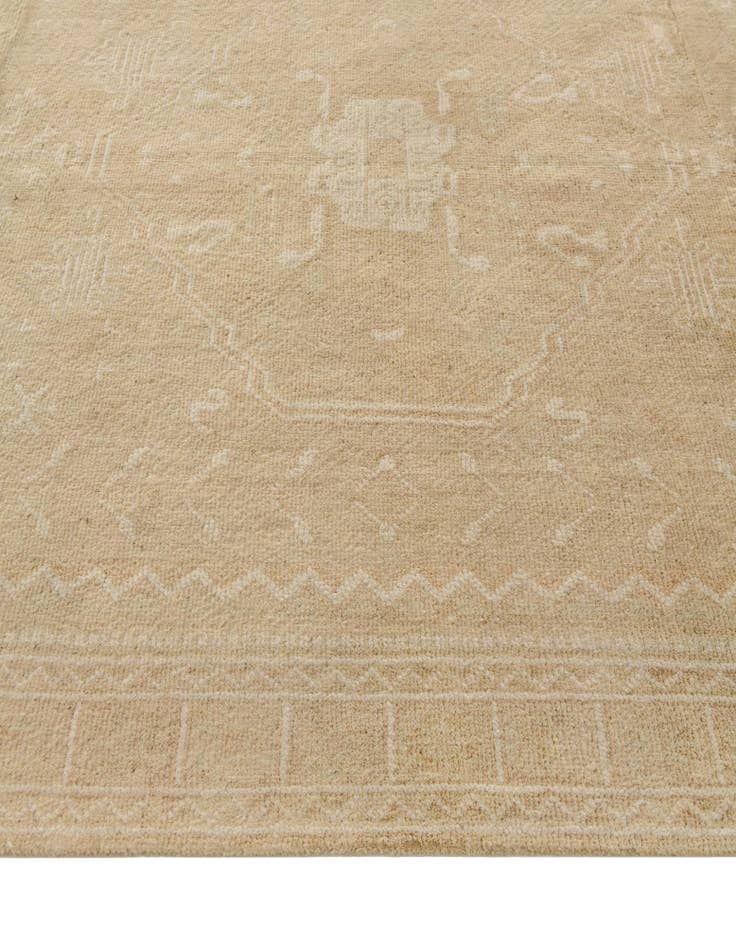 Detail image of  6' 6 x 9' 8  Hand Knotted Oushak Wool Rug