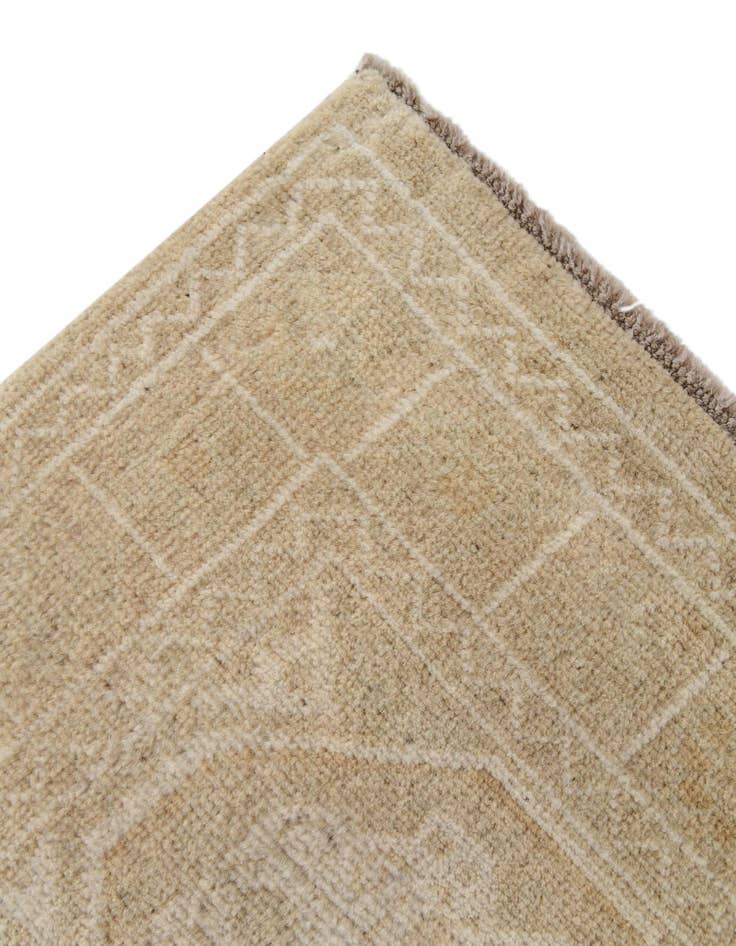 Detail image of  6' 6 x 9' 8  Hand Knotted Oushak Wool Rug