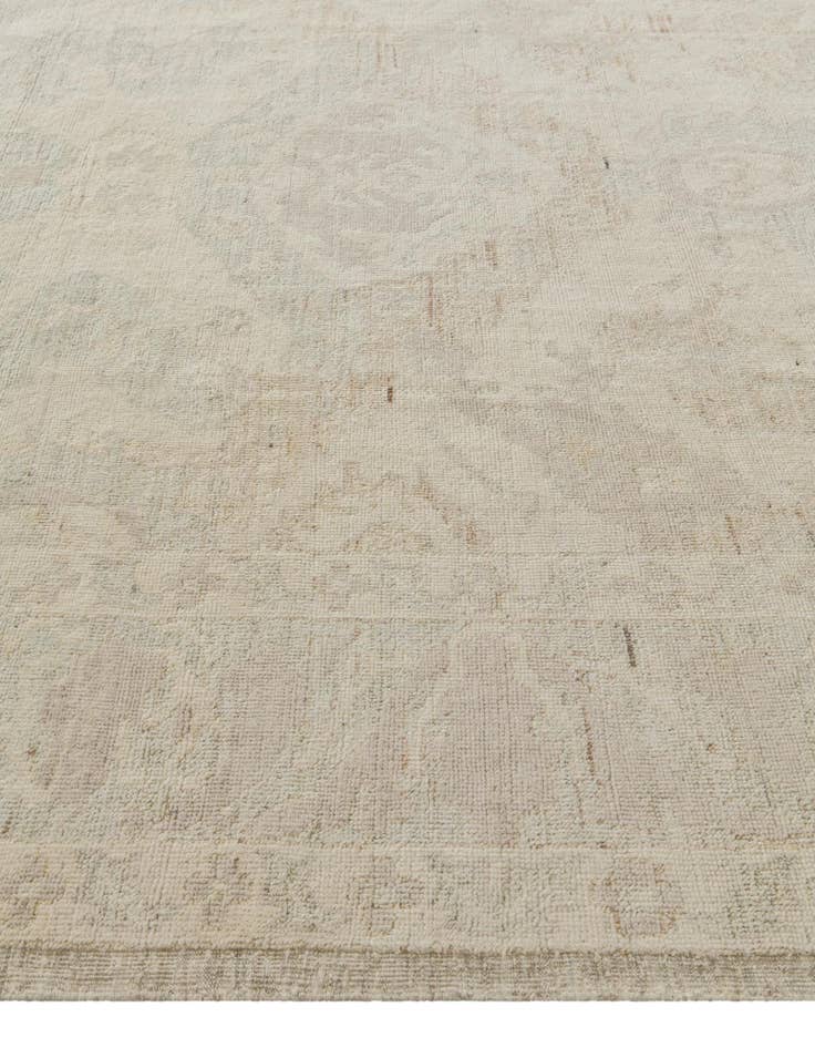 Detail image of 9' 6 x 12' 2 Hand Knotted Oushak Wool Rug