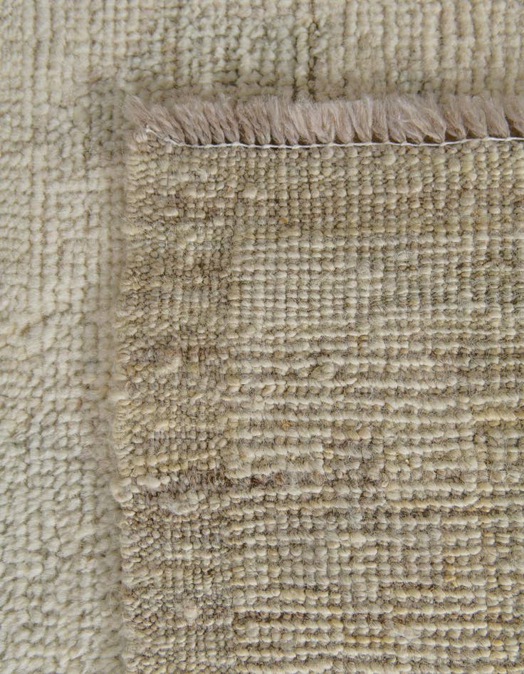 Detail image of 9' 6 x 12' 2 Hand Knotted Oushak Wool Rug