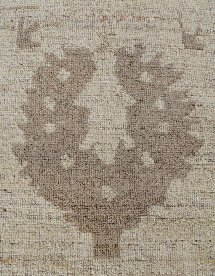 Detail image of 10' 7 x 13' 8 Hand Knotted Oushak Wool Rug