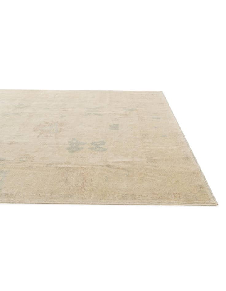 Detail image of 8' 1 x 9' 11 Hand Knotted Oushak Wool Rug