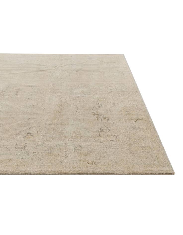 Detail image of 8' 1 x 9' 8 Hand Knotted Oushak Wool Rug