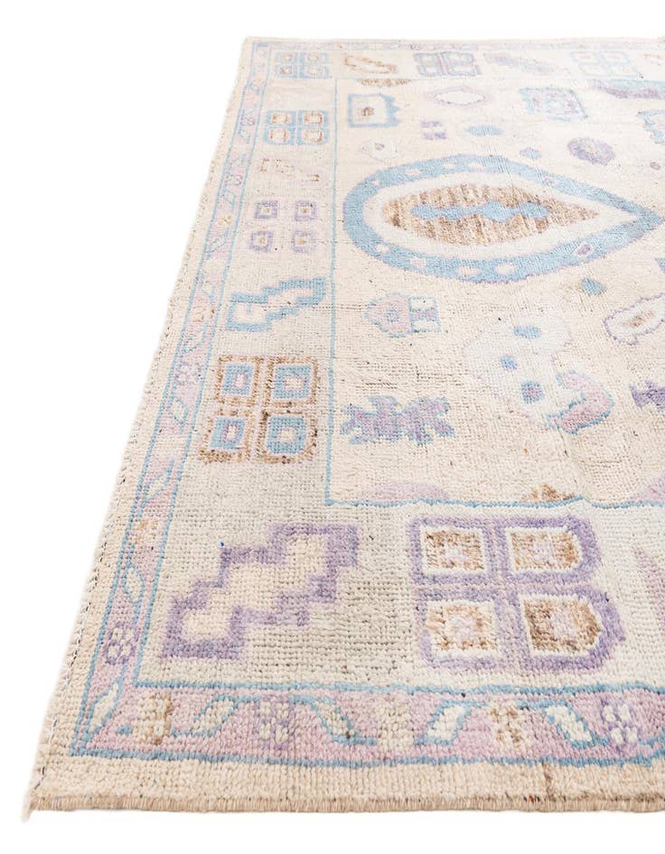 Detail image of  8' 10 x 11' 10  Hand Knotted Oushak Wool Rug