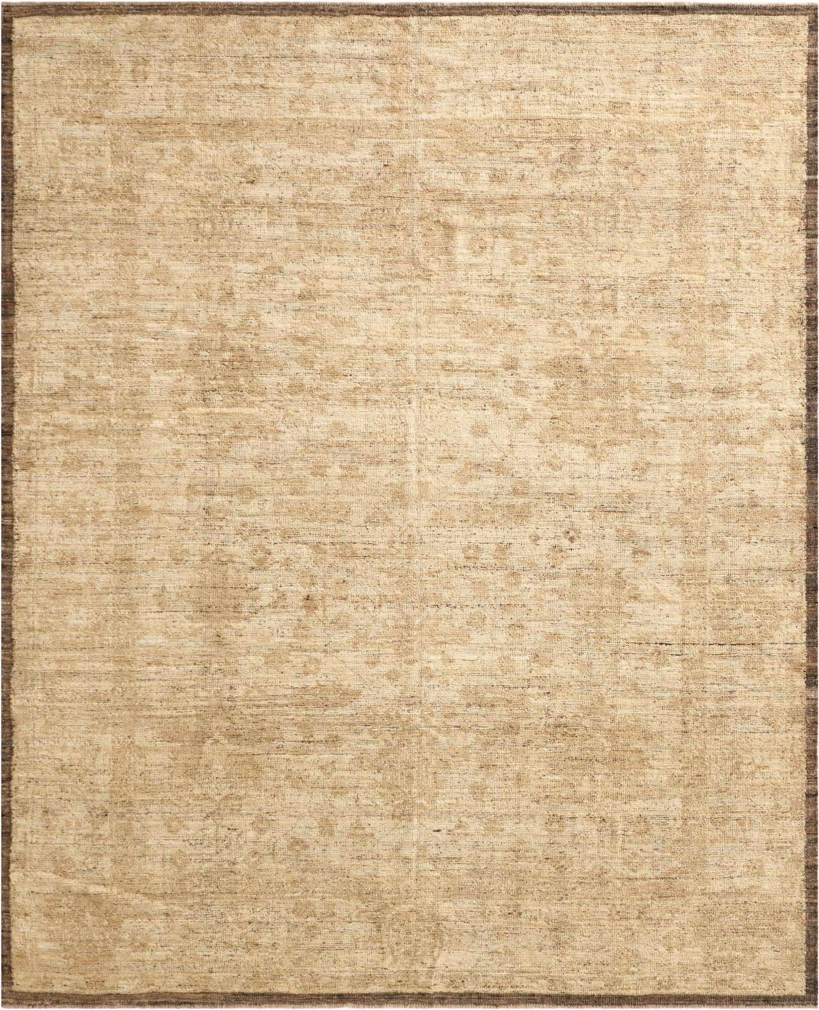 8' 3 x 10' 2 Hand Knotted Oushak Wool Rug