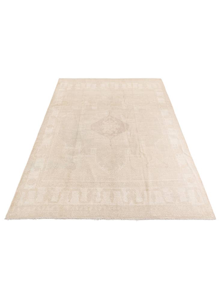 Detail image of  8' 9 x 9' 9  Hand Knotted Oushak Wool Rug