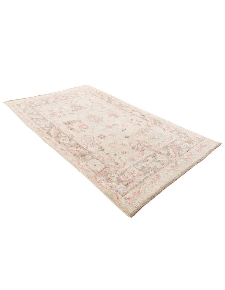 Detail image of  5' 9 x 9' 4  Hand Knotted Oushak Wool Rug