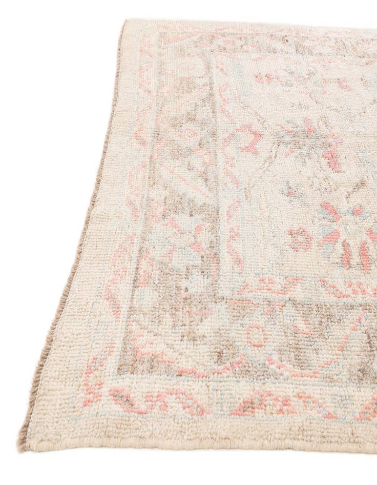 Detail image of  5' 9 x 9' 4  Hand Knotted Oushak Wool Rug