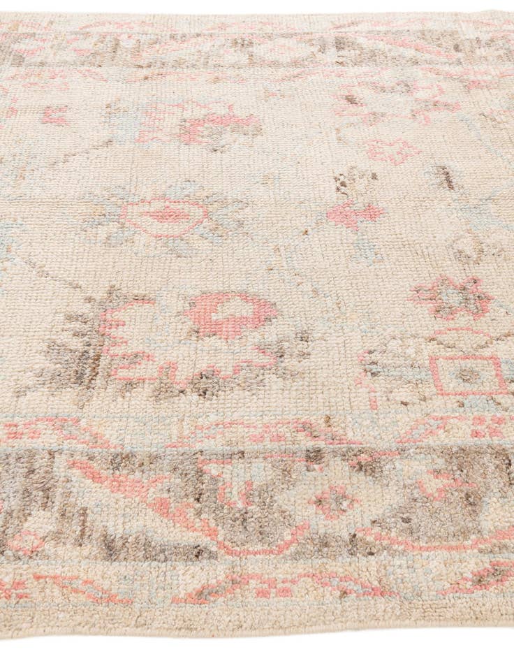 Detail image of  5' 9 x 9' 4  Hand Knotted Oushak Wool Rug