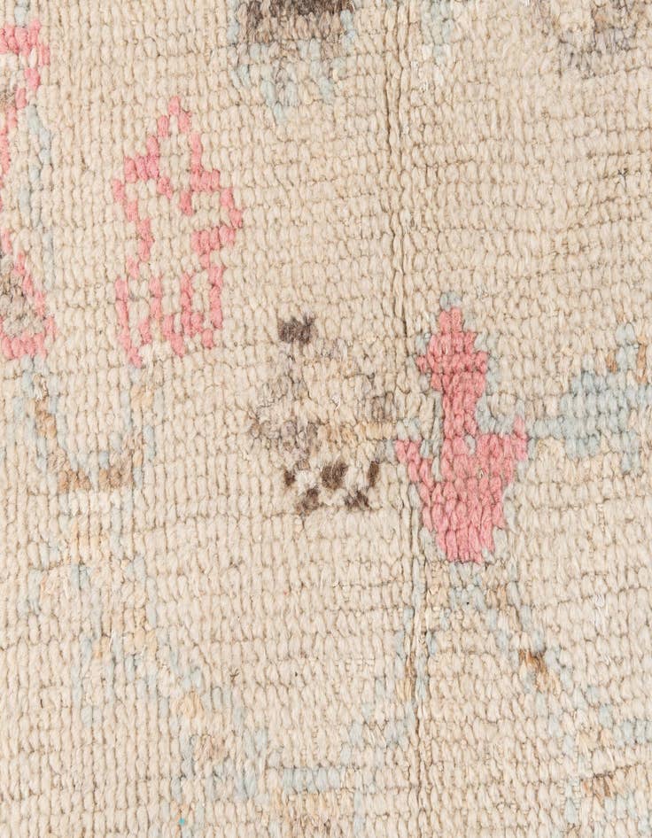 Detail image of  5' 9 x 9' 4  Hand Knotted Oushak Wool Rug