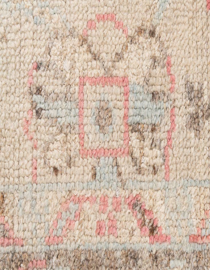 Detail image of  5' 9 x 9' 4  Hand Knotted Oushak Wool Rug