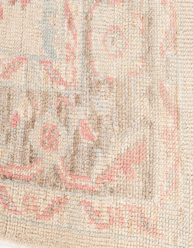 Detail image of  5' 9 x 9' 4  Hand Knotted Oushak Wool Rug