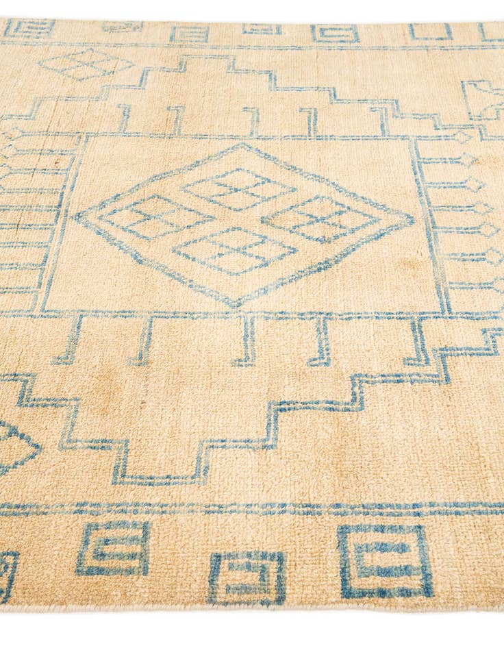 Detail image of  5' 5 x 8'  Hand Knotted Oushak Wool Rug