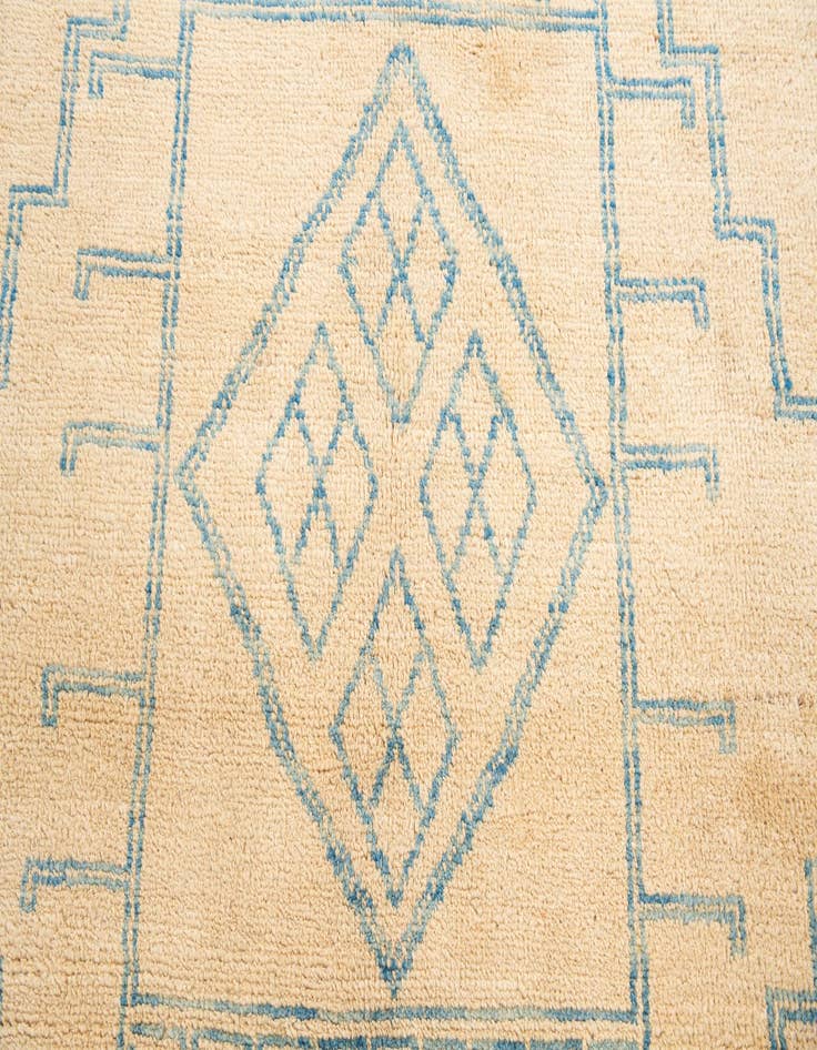 Detail image of  5' 5 x 8'  Hand Knotted Oushak Wool Rug