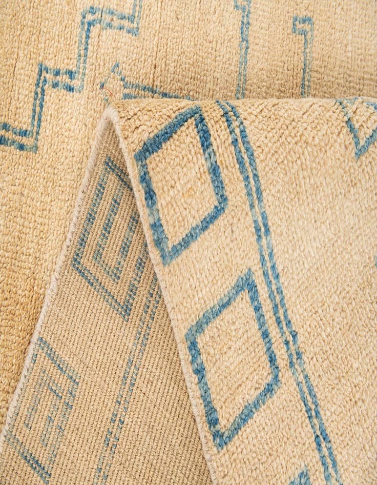 Detail image of  5' 5 x 8'  Hand Knotted Oushak Wool Rug