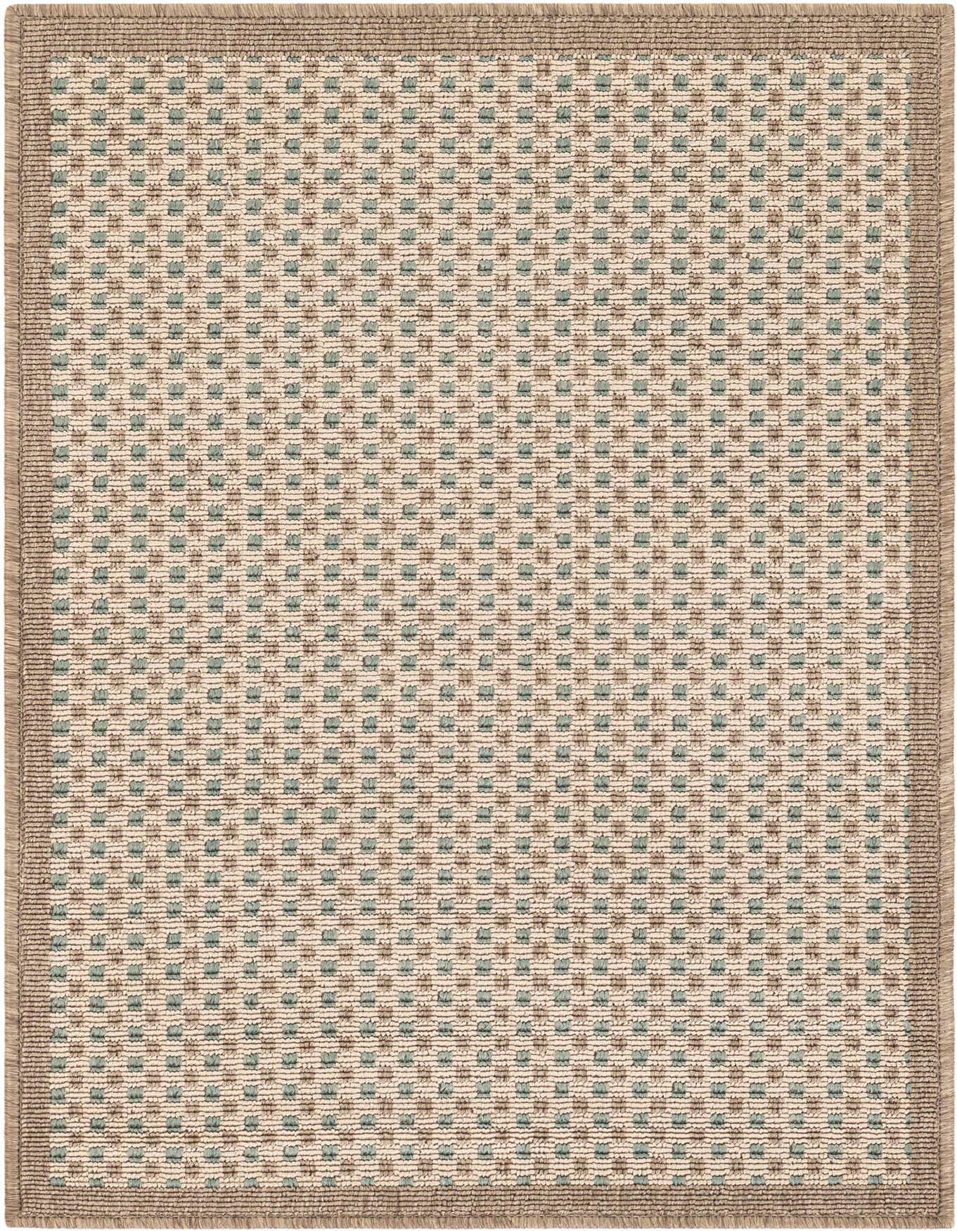 Primary image  2' x 3'  Washable Border Indoor / Outdoor Rug