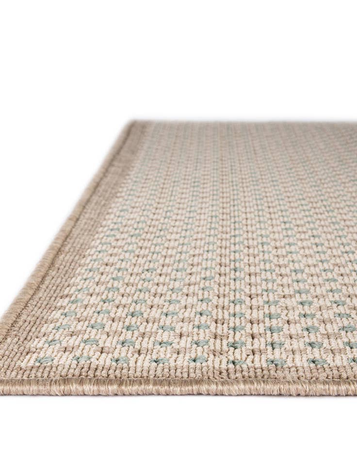 Detail image of  4' x 6'  Washable Border Indoor / Outdoor Rug