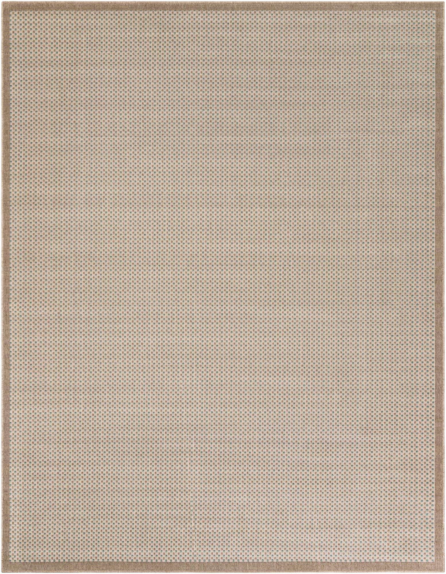 Primary image  7' 10 x 10'  Washable Border Indoor / Outdoor Rug