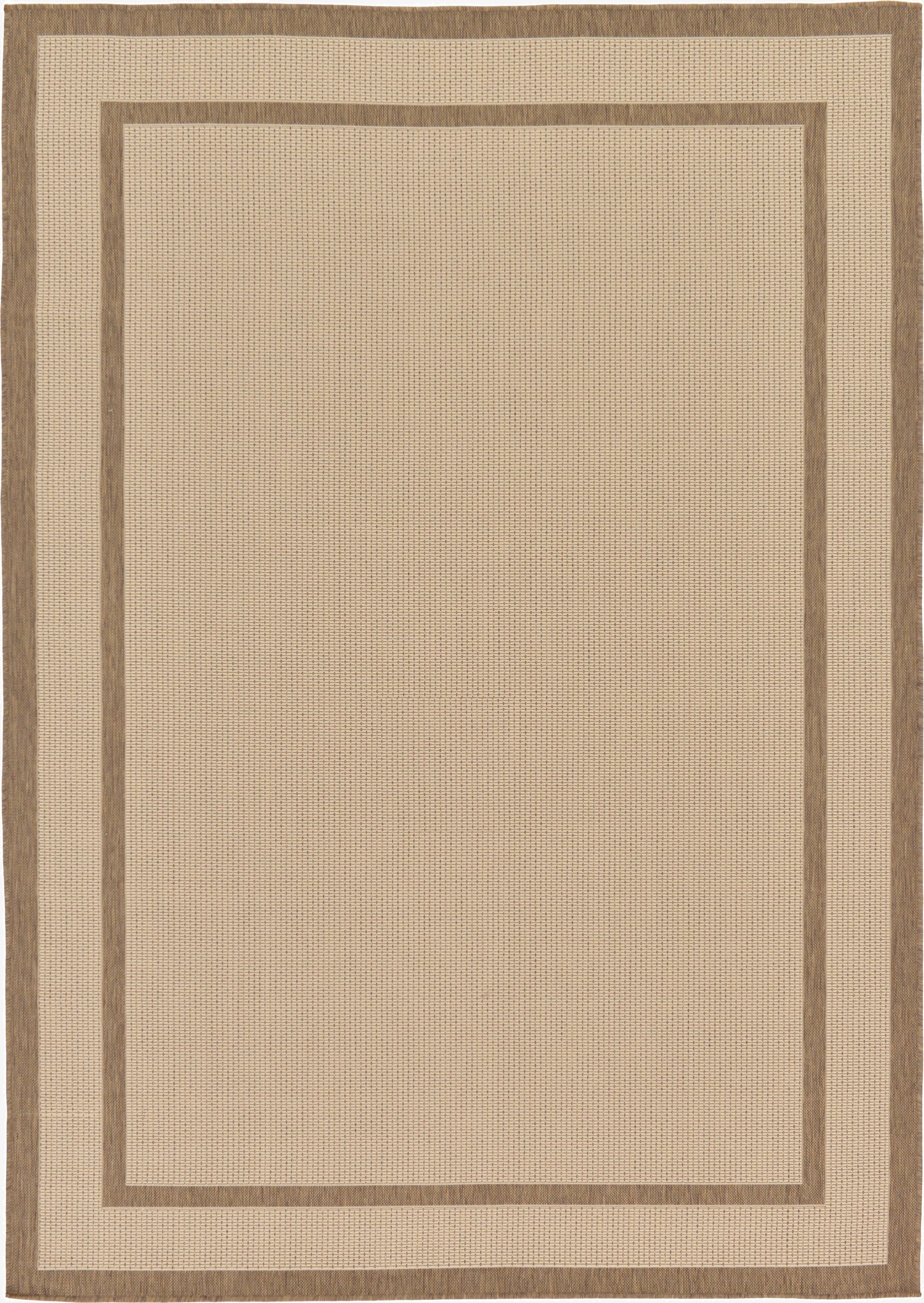  7' x 10'  Washable Border Indoor / Outdoor Rug