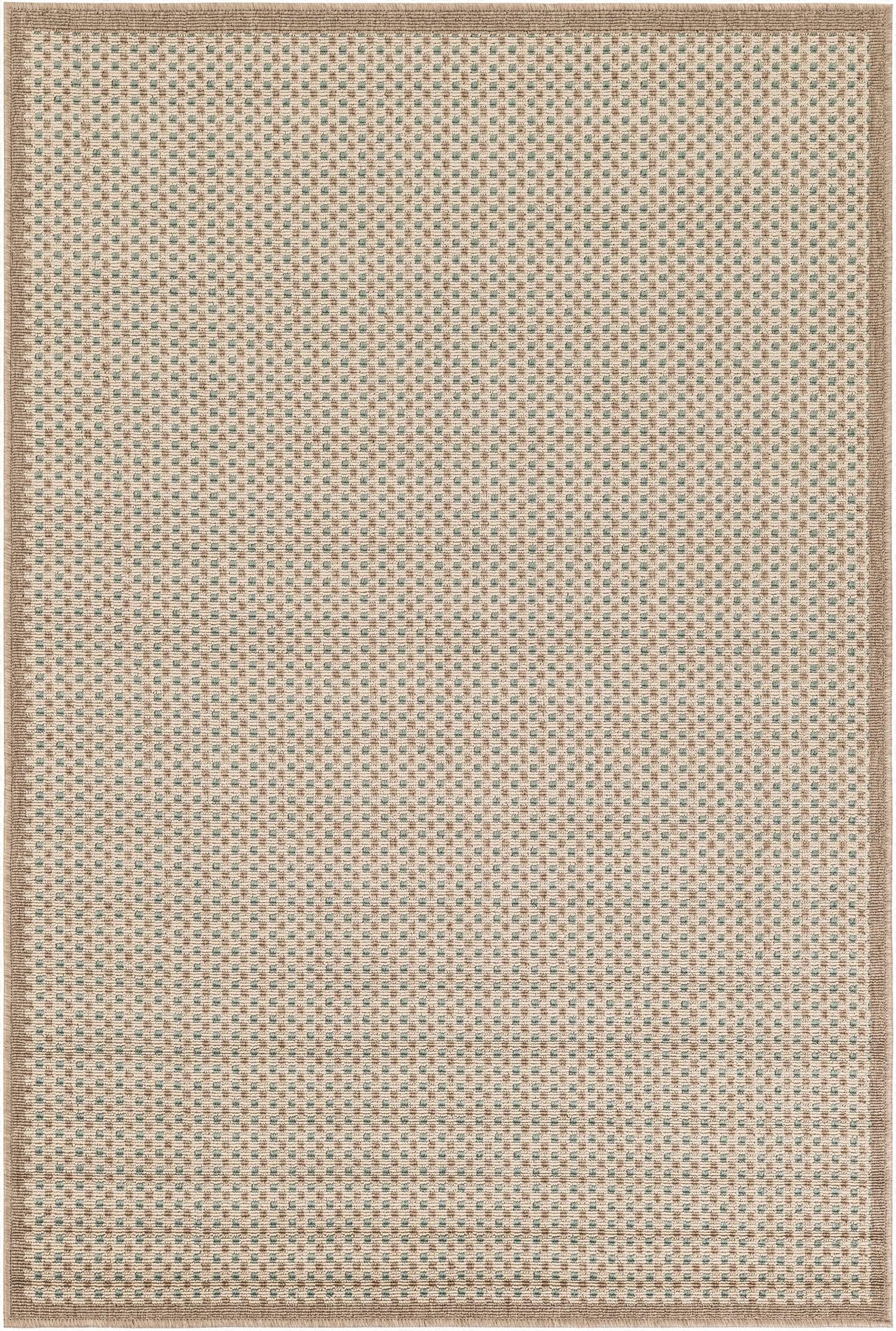  4' x 6'  Washable Border Indoor / Outdoor Rug