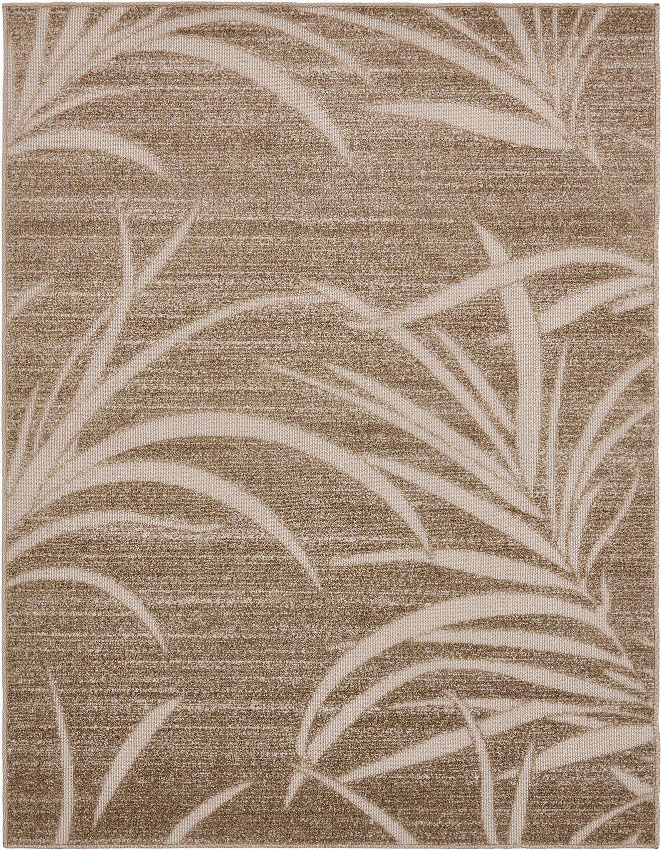 Primary image  4' x 6'  Washable Botanical Indoor / Outdoor Rug