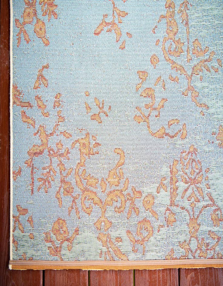 Detail image of  10' x 12' 2  Washable Botanical Indoor / Outdoor Rug