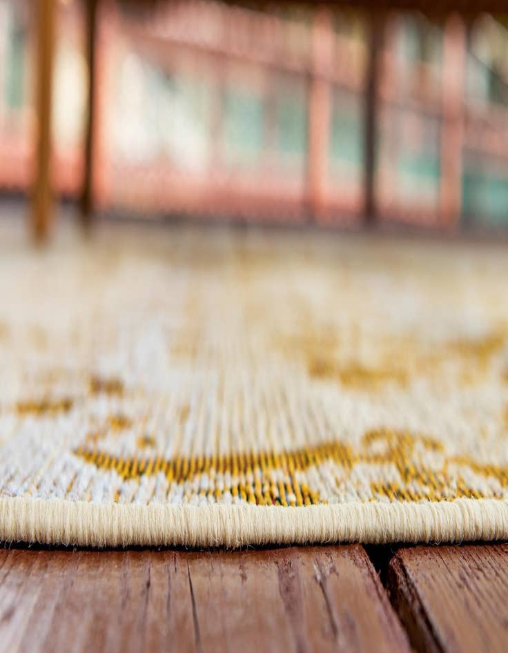 Detail image of 8' x 11' 4 Washable Botanical Indoor / Outdoor Rug