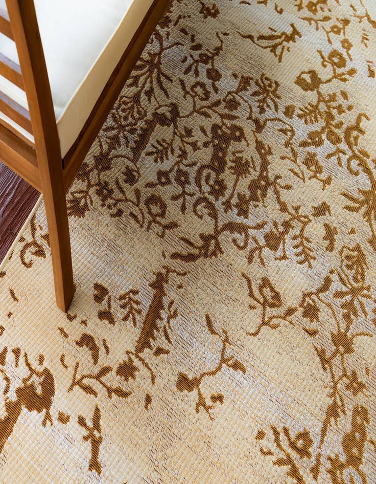 Detail image of 8' x 11' 4 Washable Botanical Indoor / Outdoor Rug