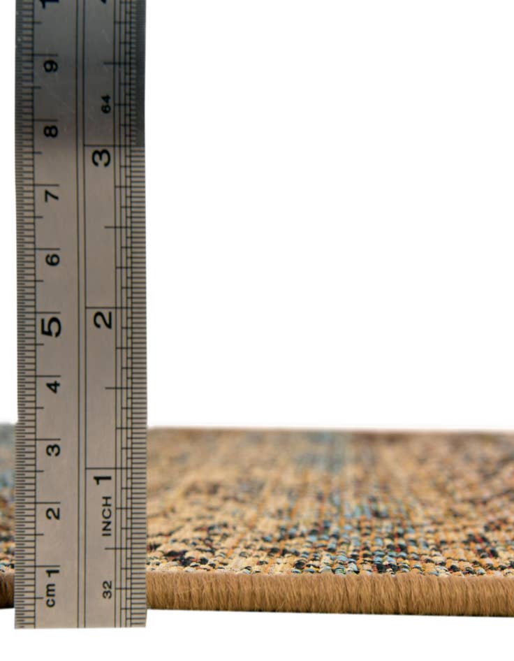 Detail image of  10' x 12' 2  Washable Botanical Indoor / Outdoor Rug