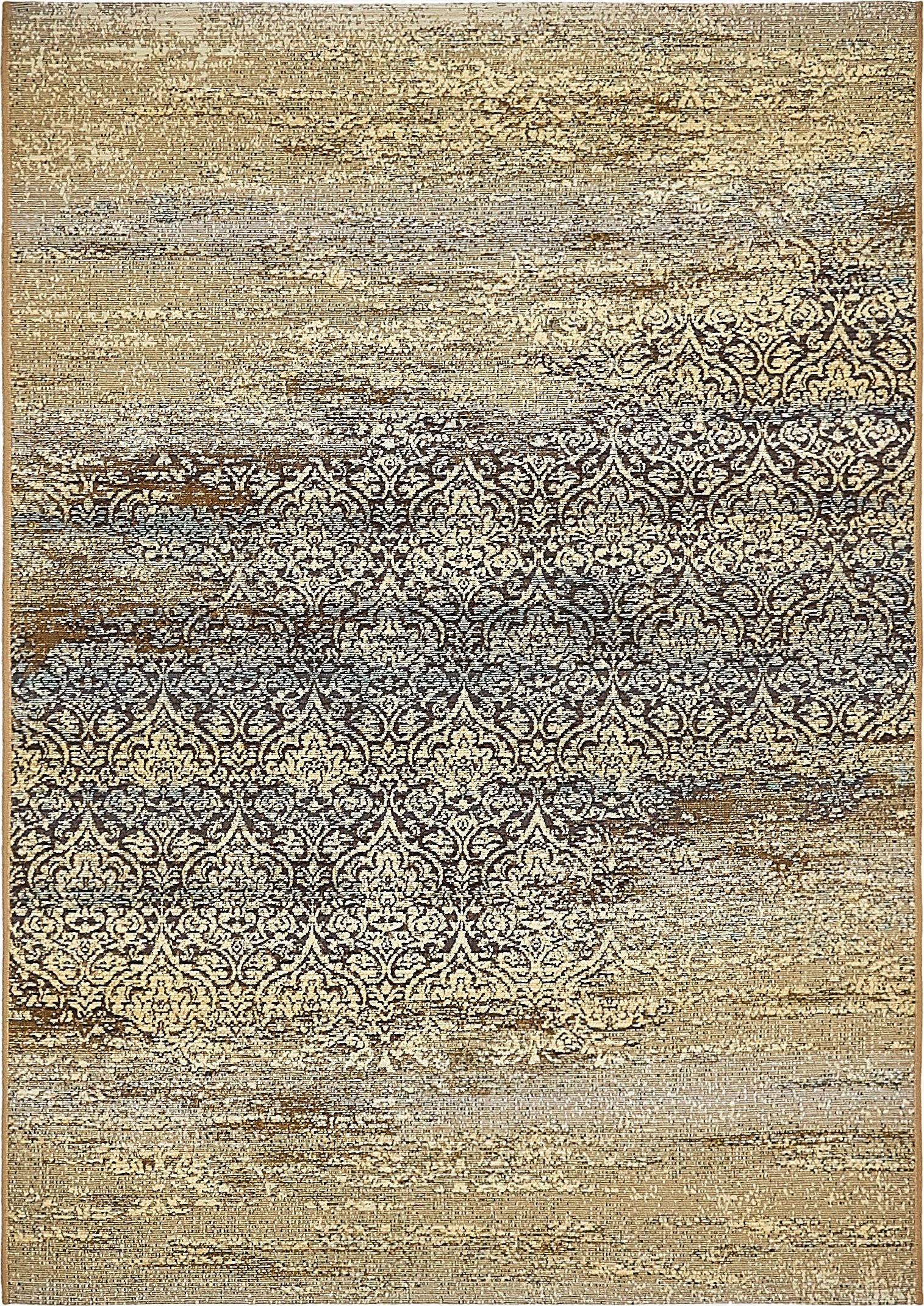  4' x 6'  Washable Botanical Indoor / Outdoor Rug