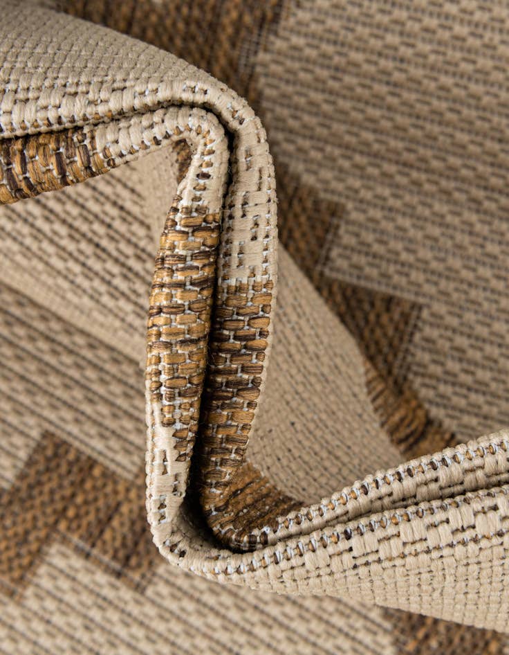 Detail image of  8' x 11' 4  Washable Lattice Indoor / Outdoor Rug