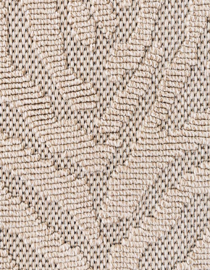 Detail image of  5' 3 x 7' 9  Washable Modern Indoor / Outdoor Rug