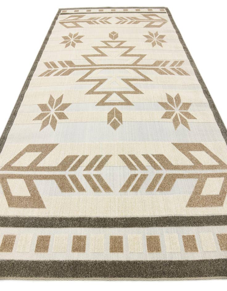 Detail image of  9' x 12'  Washable Modern Indoor / Outdoor Rug