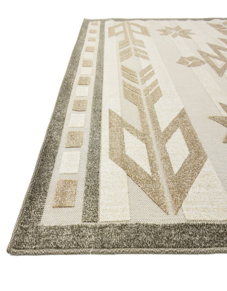 Detail image of  7' x 10'  Washable Modern Indoor / Outdoor Rug