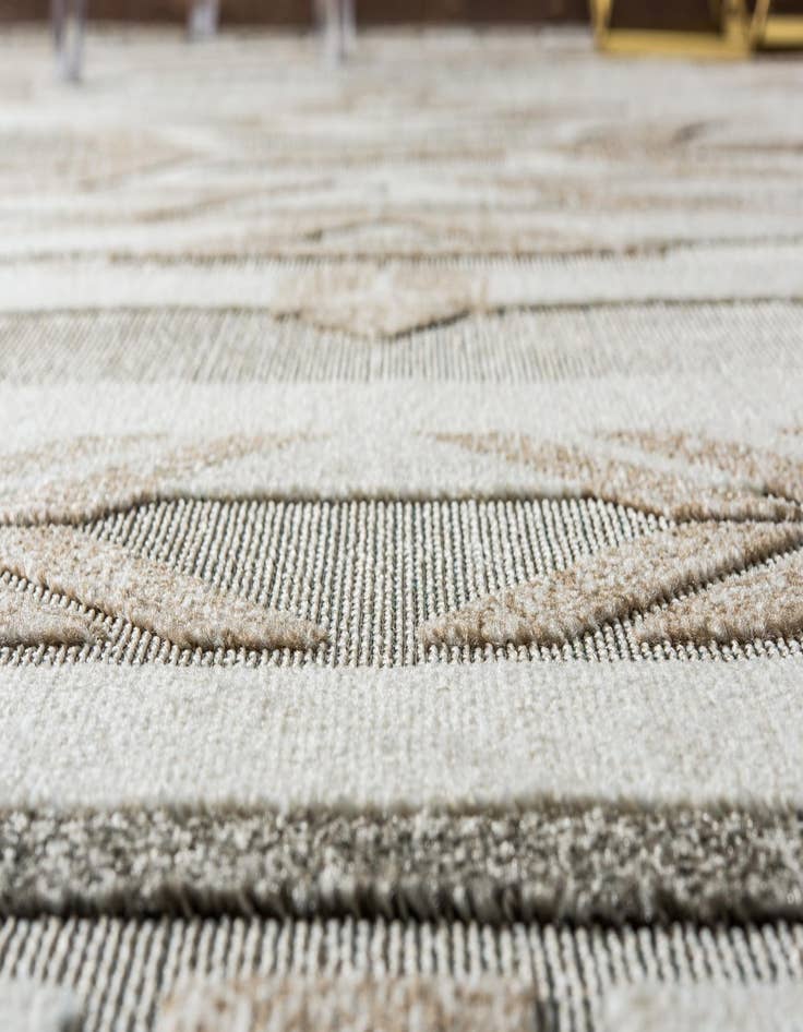 Detail image of  8' x 10'  Washable Modern Indoor / Outdoor Rug