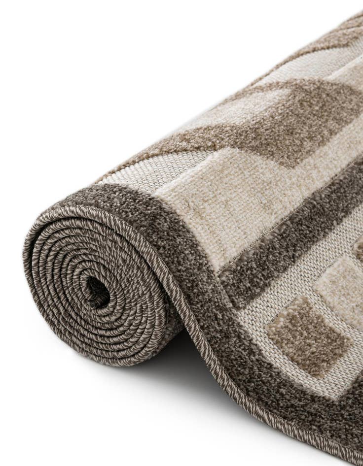 Detail image of  4' x 6'  Washable Modern Indoor / Outdoor Rug
