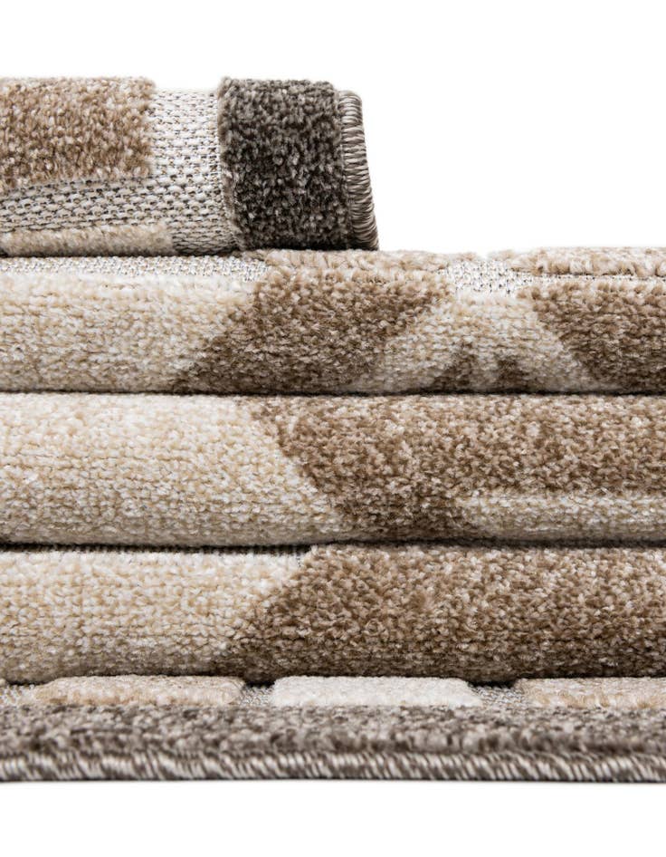 Detail image of  4' x 6'  Washable Modern Indoor / Outdoor Rug