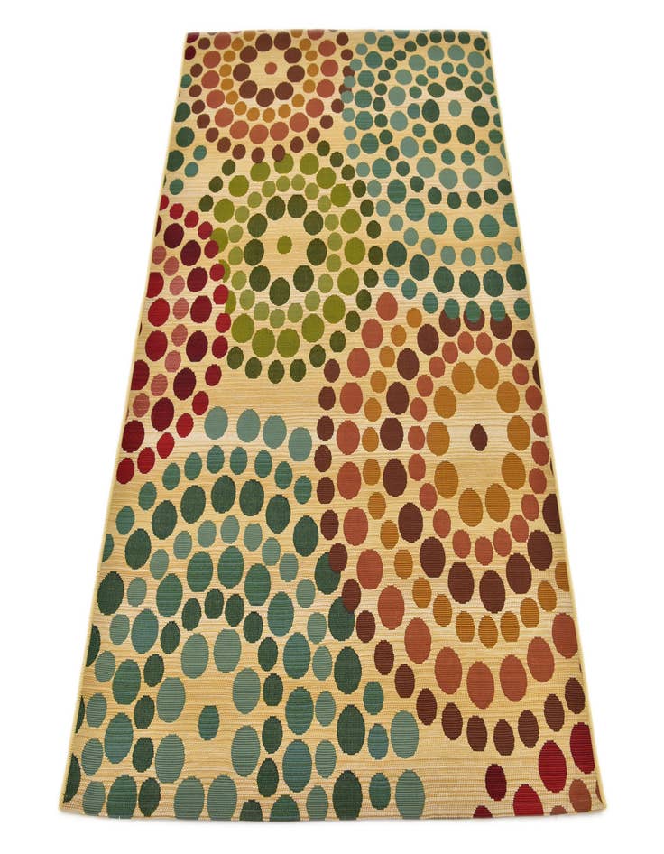 Detail image of  4' x 6'  Washable Modern Indoor / Outdoor Rug