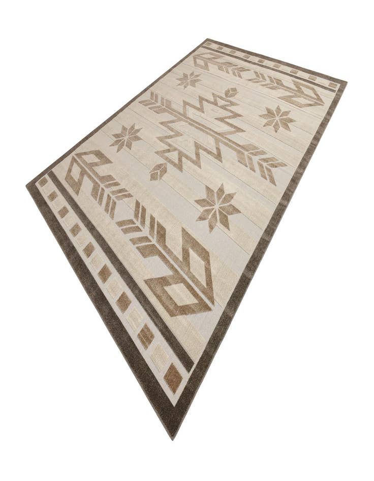 Detail image of  10' x 13'  Washable Modern Indoor / Outdoor Rug