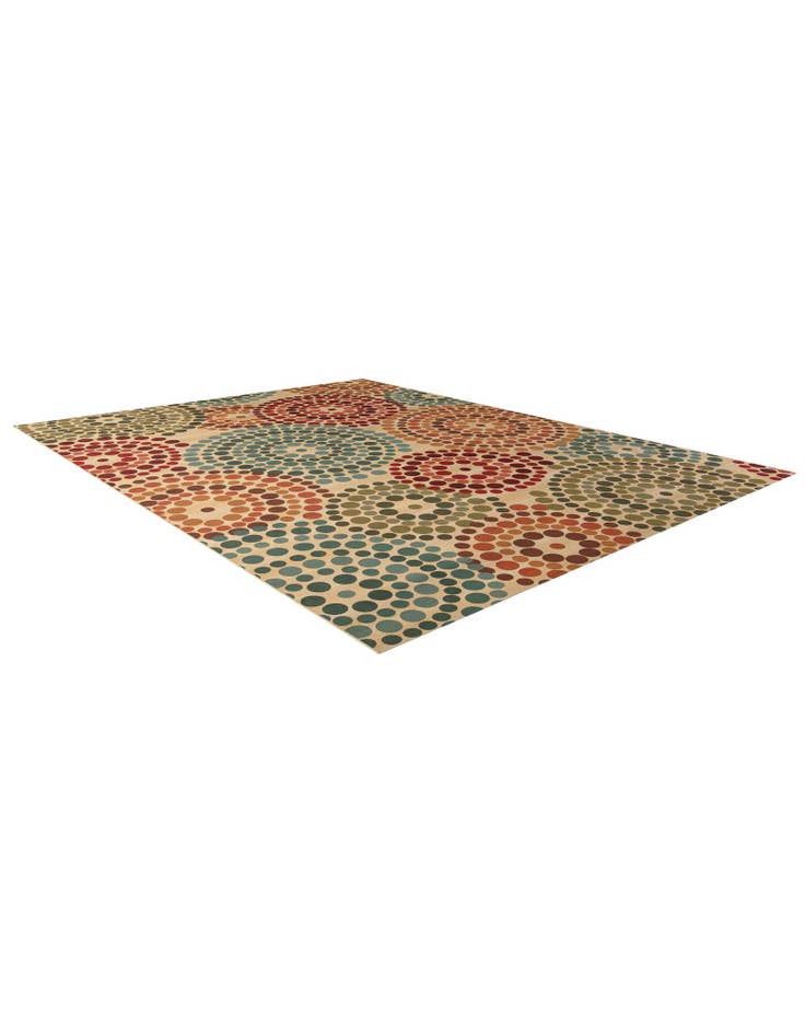 Detail image of  10' x 13'  Washable Modern Indoor / Outdoor Rug