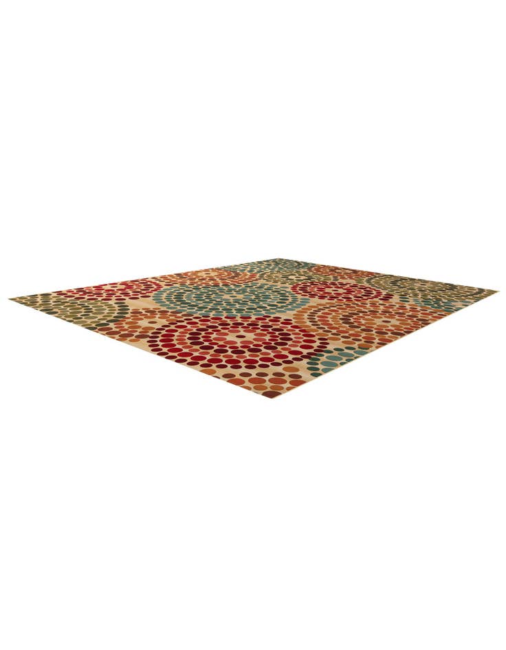 Detail image of  9' x 12'  Washable Modern Indoor / Outdoor Rug