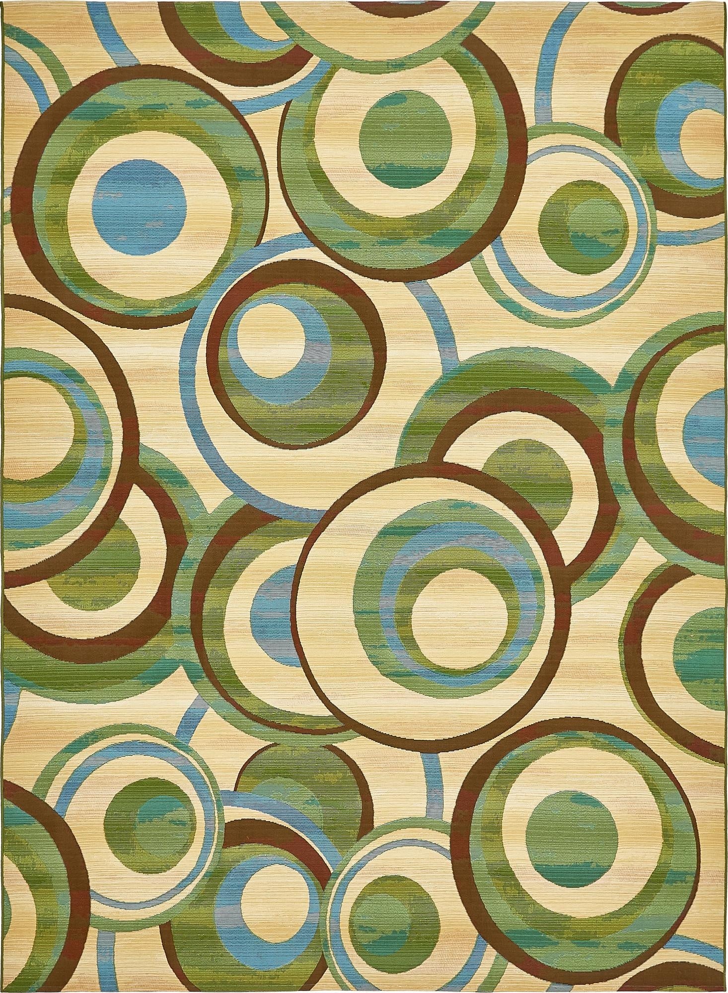  8' x 11' 4  Washable Modern Indoor / Outdoor Rug