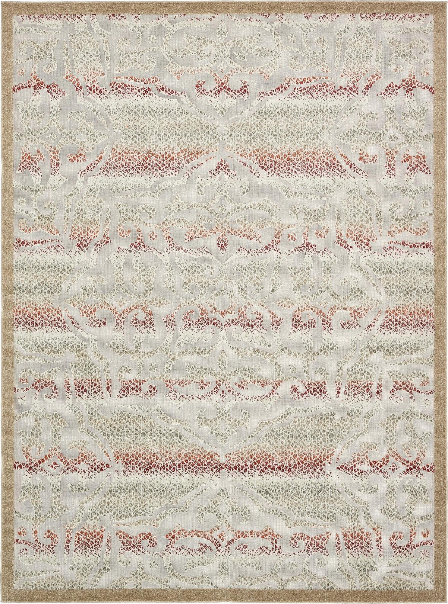  9' x 12' 2  Washable Modern Indoor / Outdoor Rug