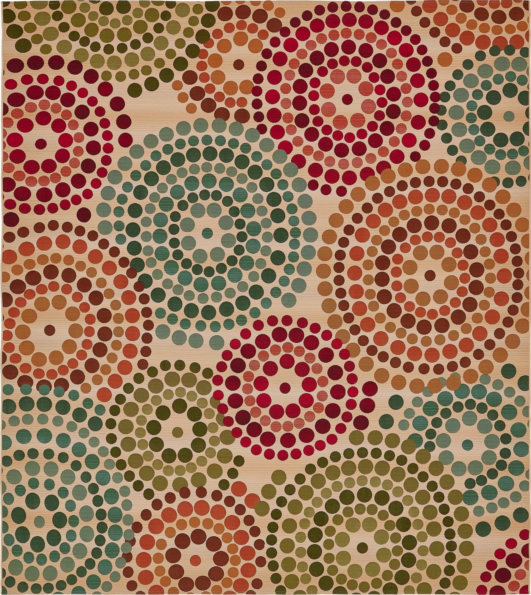  10' x 12' 2  Washable Modern Indoor / Outdoor Rug