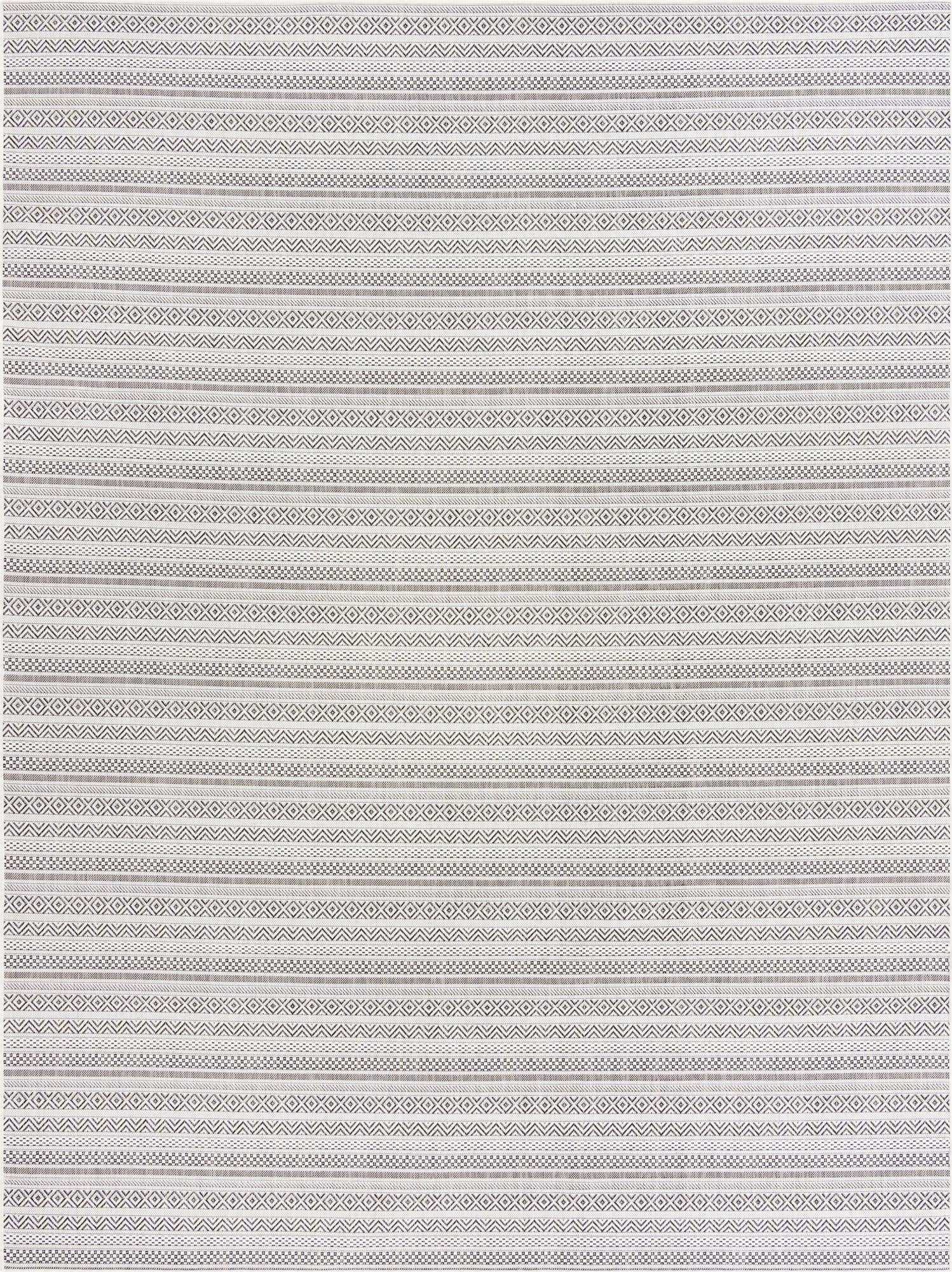  9' x 12'  Washable Ribbon Indoor / Outdoor Rug