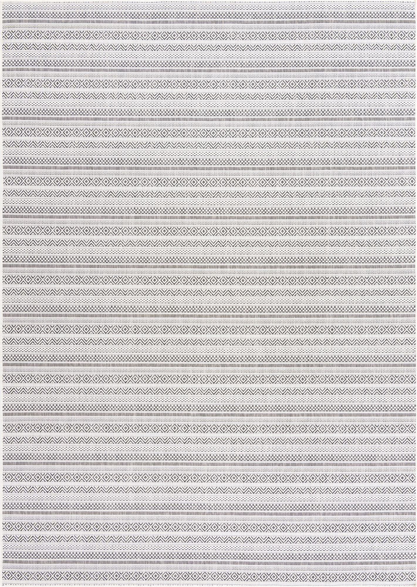 Primary image  7' 10 x 11'  Washable Ribbon Indoor / Outdoor Rug