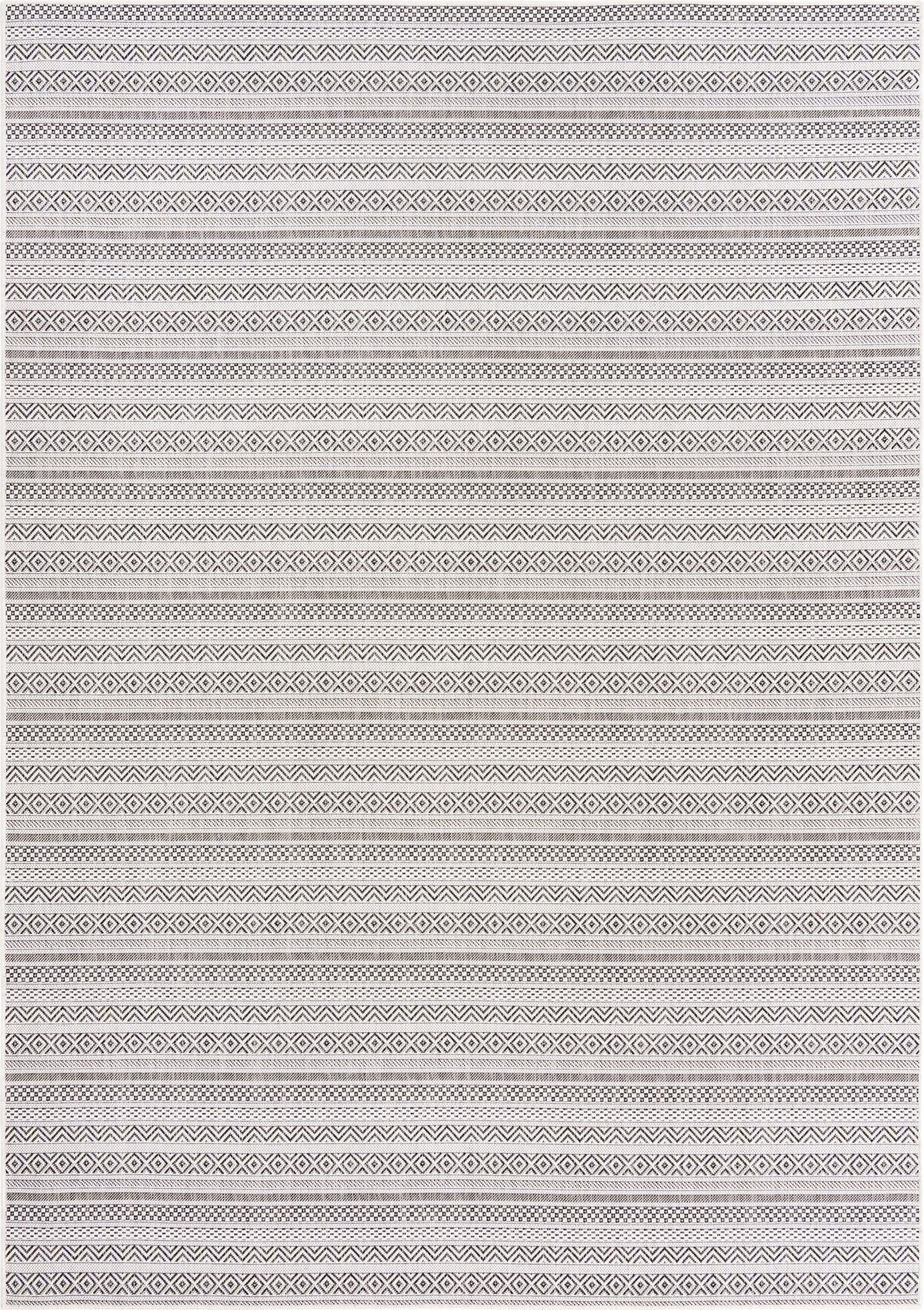  7' x 10'  Washable Ribbon Indoor / Outdoor Rug